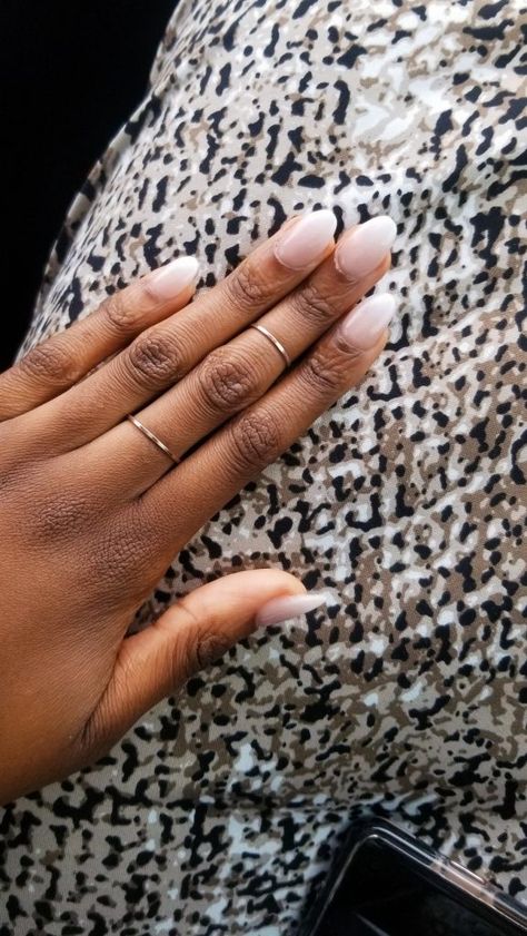 Milky Nude Nails for Dark Skin 15 Ideas: Embracing Elegance and Versatility French Nails On Dark Skin Hands, Dark Skin Natural Nails, Wedding Nails Brown Skin, Classy Nails For Dark Skin, Ombre Nails Brown Skin, Almond Nails Tan Skin, Almond Nails Tan, French Nails Dark Skin, Ombre Nails For Dark Skin