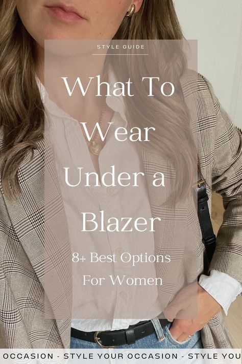 Styles With Blazers, Modern Blazer Outfits Women, Trendy Blazers For Women, Office Outfits Women With Blazer, Tops To Wear With Blazers, Preppy Blazer Outfit Women, Woman’s Blazer Outfit, Business Casual Outfits For Women Ideas, Women’s Blazer Outfit Work