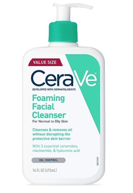 [ FOAMING FACIAL CLEANSER ] Dispenses as a clear gel cleanser and transforms into a foam as you lather. Cleanses without leaving skin feeling tight, dry, or stripped Face Wash For Oily Skin, Oil Free Acne Wash, Cerave Cleanser, Cleanser For Sensitive Skin, Daily Face Wash, Cleanser For Oily Skin, Acne Face Wash, Acne Cleansers, Clear Gel