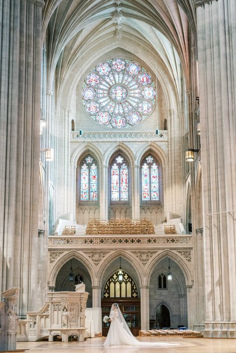 National Cathedral Wedding, Wedding In Cathedral, National Cathedral Washington Dc, Washington Cathedral, White Tie Wedding, White Cathedral, Washington National Cathedral, National Cathedral, Photography Tips And Tricks