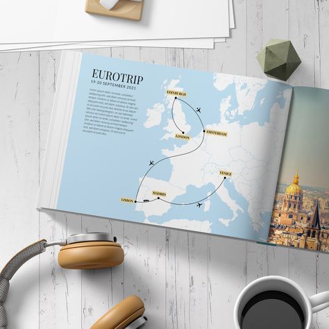 Travel Magazine Layout, Travel Book Layout, Travel Book Design, Book Editor, Photo Voyage, Photobook Layout, Travel Photo Album, Photobook Design, Photo Album Book