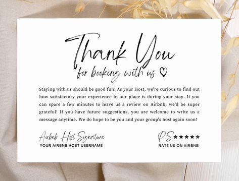 Airbnb Welcome Note, Airbnb Review Template As A Host, Welcome Notes For Guests Hotels, Welcome Note For Guests Airbnb, Welcome Note For Guests, Welcome Quotes For Guests, Airbnb Templates, Review Request, Airbnb Reviews