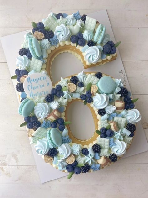 Cupcakes Number, Geode Cakes, Carrot Cake Recipe Homemade, Buttercream Flowers Cupcakes, Cake Recipe Homemade, Number Birthday Cakes, 80 Birthday, 18th Cake, 80 Birthday Cake