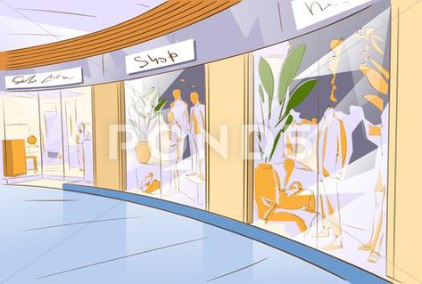 Shopping Window Modern Luxury Shop in Mall Center Stock Illustration #AD ,#Modern#Luxury#Shopping#Window Mall Illustration, Window Modern, Display Visual Merchandising, Window Illustration, Shop Illustration, Video Games For Kids, Easy Beef, Shop Plans, Décor Diy