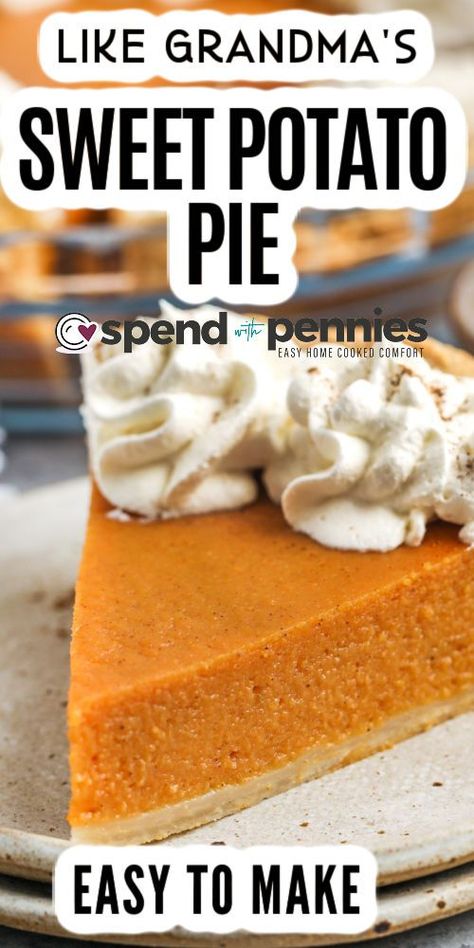 Easy Simple Pie Recipes, Divas Can Cook Sweet Potato Pie, Sweet Potato Pie Canned Sweet Potatoes, Condensed Milk Sweet Potato Pie, Easy Sweet Potato Pie Recipe Simple, How To Make A Sweet Potato Pie, Sweet Potato Recipes Pie, Old Fashioned Sweet Potato Pie, Sweet Potato Cheesecake Pie