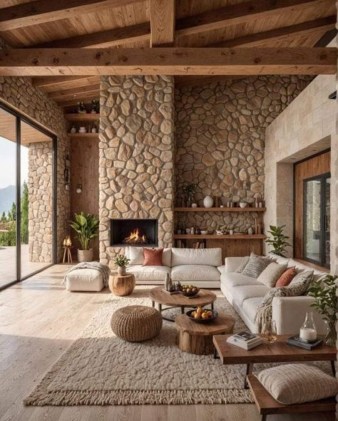 Oasis Home, Wabi Sabi Interior, Dream Life House, Mediterranean Home, Small Bathroom Ideas, Village House Design, Spanish House, Design Your Dream House, Decor Home Living Room