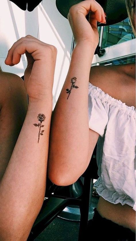 Small Rose Wrist Tattoo Ideas for Women - Cute Black Vintage Minimalist Flower Arm Tat - pequeño tatuaje de muñeca rosa - www.MyBodiArt.com #tattoos Small Rose Wrist Tattoo, Ears Tattoo, Vintage Tattoos, Small Ears, Tattoo Placements, Sanskrit Tattoo, Clown Tattoo, Tattoo Wrist, Small Girl Tattoos