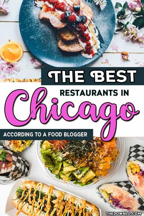 Looking for the best restaurants in Chicago? Famous Chicago food spans every dining niche from hot dogs and deep dish pizza to steakhouses, seafood and Italian. If you're looking for bucket list dining experiences to eat your way around the Windy City I have reccs for everything from brunch to burgers for the best cuisine in Illinois. Because only in the second city is eating actually a serious thing to do. Now that's my kind of town! #chicago #food #america #travel #usa Usa Restaurant, Chicago Restaurants Best, Restaurants In Chicago, Chicago Trip, Chicago Aesthetic, Travel Foodie, Usa Food, John Hancock, Visit Chicago