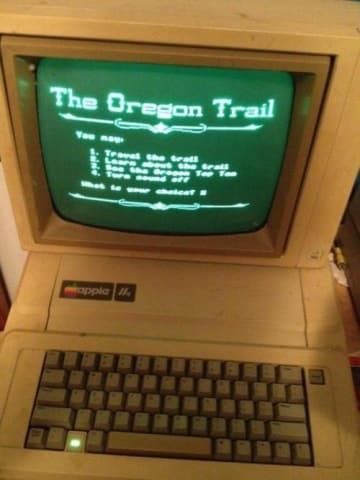 Old Computer, The Oregon Trail, Oregon Trail, 90s Childhood, Oldies But Goodies, I Remember When, 90s Nostalgia, Good Ole, Childhood Toys