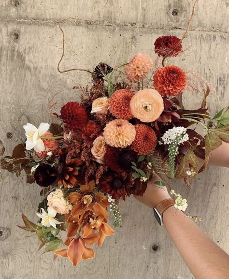 September Flowers In Season, Fall Wedding Bouquet, Wedding Color Pallet, Bridal Bouquet Fall, Fall Wedding Flowers, No Rain, Wedding Mood Board, October Wedding, Wedding Mood