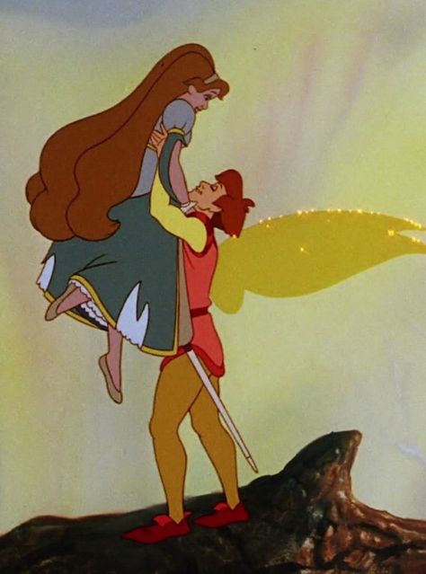 Thumbelina and Cornelius Thumbelina Wallpaper, Thumbelina Disney, Thumbelina Aesthetic, Thumbelina 1994, Non Disney Princesses, Disney Animated Movies, Childhood Movies, Film D'animation, Arte Disney