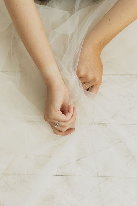 Engagement ring and veil boudoir detail shot Wedding Bodouir, Bridal Bodouir, Budoir Shoot, Future Spouse, Creative Shoot, Veil Wedding, Photography Posing Guide, Bridal Photoshoot, Pamper Yourself