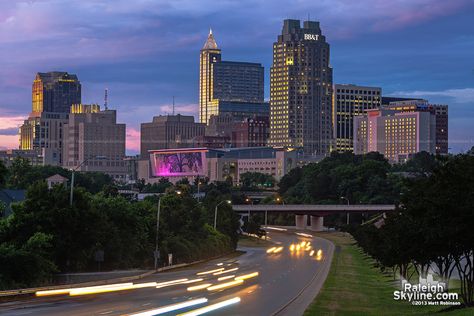 Raleigh NC Skyline Pictures | ... Raleigh, North Carolina by Matt Robinson – Raleigh Photos and Prints Skyline Pictures, Raleigh Skyline, City Skyline Night, Skyline Night, Moving To North Carolina, Downtown Raleigh, Western Nc, City Skylines, Southern Life