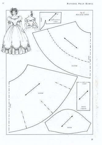 Ball Gown Skirt Pattern, Gown Skirt Pattern, Skirt Pattern Free, Free Barbie, Barbie Dress Pattern, Sewing Barbie Clothes, Barbie Sewing Patterns, Doll Patterns Free, Barbie Doll Clothing Patterns