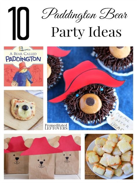 Bear Party Ideas, Paddington Birthday, Paddington Party, Paddington Bear Party, Theme Nights, Teddy Bear Day, Teddy Bear Party, Bear Picnic, Party Ideas For Kids