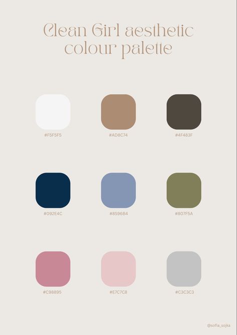 Cloths Color Palette, Color Palette Clothing Brand, Neutral Colour Palette Fashion, Clean Branding Aesthetic, Clean Girl Aesthetic 2024, Old Money Aesthetic Colour Palette, Silver Complimentary Colors, Colour Palette Inspiration Fashion, Dressing Better Aesthetic