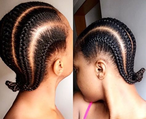 Three Cornrows Braids, Plain Cornrows, Natural Hair Flat Twist, Hair Braid Patterns, Cornrows Natural Hair, Flat Twist Hairstyles, Natural Hair Diy, Natural Hair Stylists, Natural Hair Short Cuts