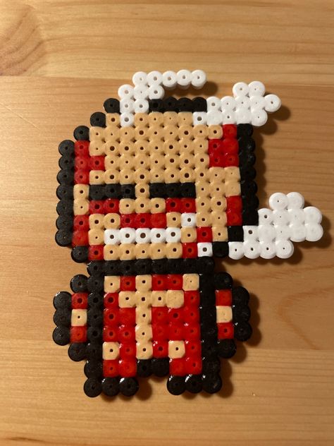 #attackontitan #perlerbeads #ideas #explore #titan #anime Perlerbeads Anime, Attack On Titan Perler Beads, Attack On Titan Pixel Art, Anime Perler, Pixel Beads, Hamma Beads, Cool Pixel Art, Melty Beads, Titan Anime