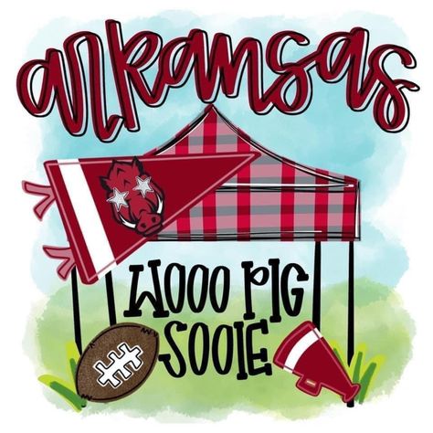 Arkansas Razorbacks Crafts, Arkansas, Cute Designs, Free Crochet Pattern, I Shop, Etsy Gift Card, Cricut, Football, Craft Supplies