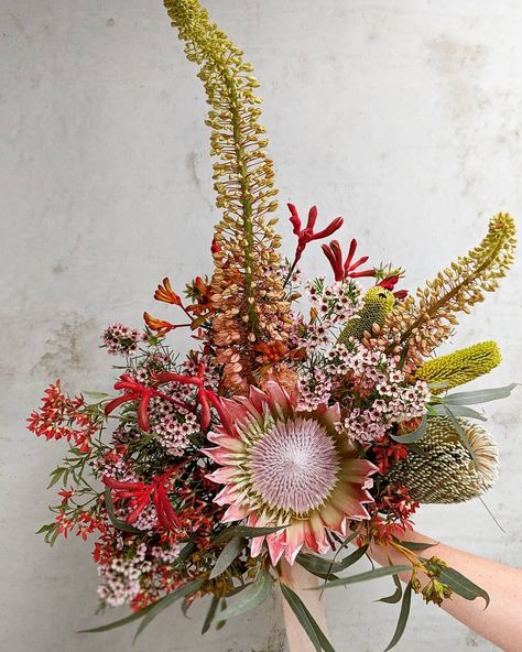 Floral Arrangements Ideas, Flowers Australia, Protea Wedding, Decor Diy Ideas, Protea Bouquet, Summer Wedding Bouquets, Australian Flowers, Protea Flower, Australian Native Flowers