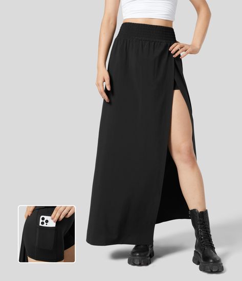 Split hem skirt