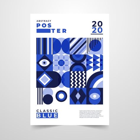 Poster Pattern Design, Pattern Poster Graphic Design, Patterns Geometric Design, Geometric Poster Design Graphics, Blue Graphic Design Poster, Blue Poster Design, Pattern Poster Design, Moodboard Graphic Design, Abstract Graphic Design Posters