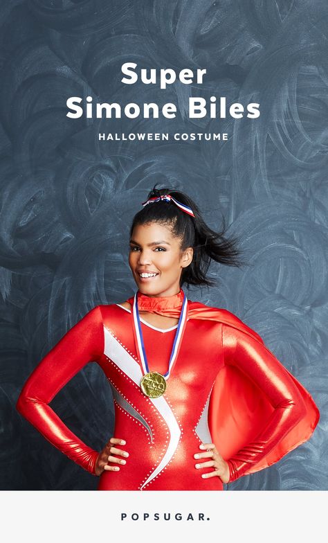 Go For Gold With This "Super" Simone Biles Halloween Costume Easy Diy Costumes, Going For Gold, Halloween This Year, Simone Biles, Red Zone, Halloween Party Favors, Smart Living, Gymnast, Diy Costumes