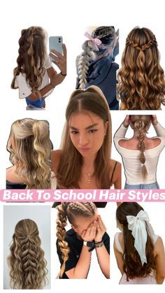 Hair Stly For School, Hair For School Photos, Hairstyles For School￼, School Photos Hair Ideas, School Photo Hairstyles Hair Up, Hair Styles Latina, Casual Hairstyles For Long Hair, Morning Before School, Cow Slippers