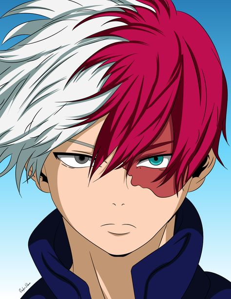 Todoroki Drawing Sketch, Todoroki Drawing, Human Face Sketch, Face Outline, Manga Drawing Tutorials, Popular Manga, Face Sketch, Standing Poses, Banner Background Images