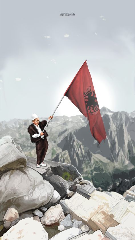 Albanian Flag Aesthetic, Albanian Flag Wallpaper, Albania Flag Wallpaper, 28 29 November Albania Drawing, 28 29 November Albania, 28 November Albania Drawing, Albanian Wallpaper, 28 Nentori Ideas, Albania Wallpaper