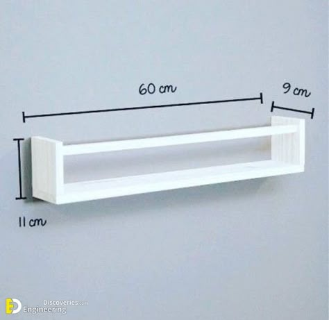 Comprehensive Guide About All Standard Furniture Dimensions And Sizes - Engineering Discoveries Furniture Dimensions, Wall Shelves Design, Shelf Design, Pallet Furniture, Diy Wood Projects, Diy Kitchen, Home Decor Kitchen, Bedroom Diy, Girl Room