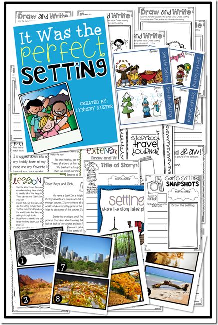 activities for teaching the setting in a story! Setting Of A Story Activities, Setting In A Story Anchor Chart, Teaching Setting Of A Story, Story Elements Activities 1st Grade, Who Is Telling The Story First Grade, Teaching Setting, Setting Of A Story, Main Topic And Key Details First Grade, Elements Of Literature