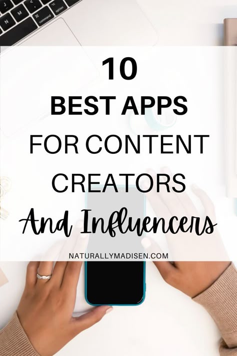 Best Apps For Content Creation, Apps For Content Creation, Content Creator Setup, Apps For Content Creators, Api Integration, Helpful Apps, Staying Consistent, Creative Apps, Business Hacks