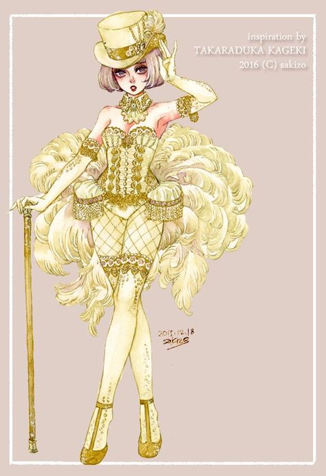 Takaraduka Kageki Style Fantasy Drawings, Art Costume, Fairytale Illustration, Manga Illustration, Cabaret, Character Costumes, Artist Inspiration, Character Inspiration, Anime Drawings