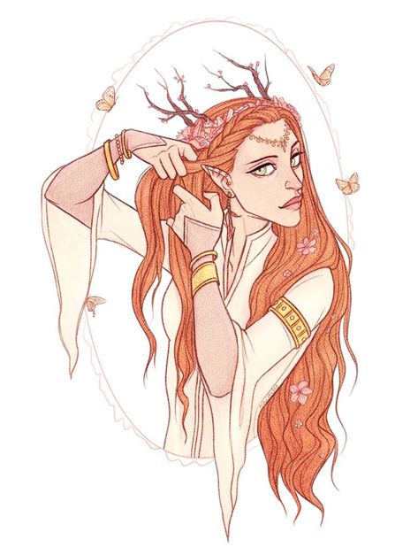 Flowers In Her Hair, Critical Role Fan Art, Vox Machina, Wow Art, Fantasy Inspiration, Critical Role, Character Creation, Dnd Characters, Character Portraits