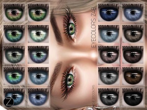 Sims 4 Curly Hair, The Sims 4 Cabelos, Sims 4 Cheats, Sims 4 Cc Eyes, Sims Medieval, Alpha Cc, Makeup Cc, The Sims 4 Skin, Free Sims 4