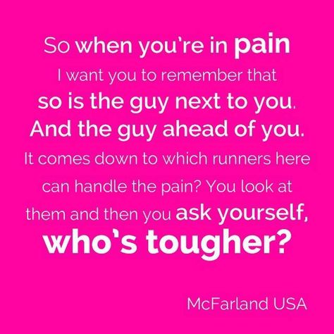 McFarland quote Cross Country Motivation, Cross Country Quotes, Track Aesthetic, Xc Skiing, Running Half Marathons, Track Quotes, Running Memes, Running Motivation Quotes, Marathon Motivation