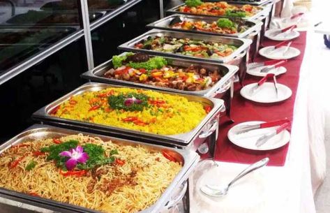 Katering Pernikahan, Buffet Set Up, Deco Buffet, Catering Buffet, Food Buffet, Catering Display, Gourmet Breakfast, Fruit Displays, Buffet Set