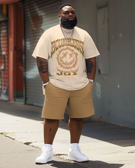 Tristan Core, Big And Tall Men Outfits, Fat Guy Outfits, Big Men Fashion Plus Size, Big Guy Outfits, Tall Black Men, Plus Size Men Outfits, Plus Size Man Fashion, Savage Lands