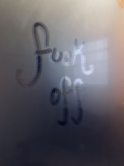 Written in fog on mirror. Writing In Mirror, Fogged Mirror Aesthetic, Writing On Window Fog, Writing On Mirror Photoshoot, Mirrored Typography, Writing On Mirror Aesthetic, Mirror Writing Aesthetic, Writing On Mirror, Bathroom Shoot