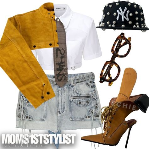 @moms1ststylist @moms1ststylist Click link in my bio to book similar looks 🔗 • • • #wardrobestylist #fashionstylist #y2k #y2kfashion #vintagestyle #vintagefashion #fashiongram #stylefashion #outfitoftheday #styleoftheday #exploremore #viralpost #trendy #trendylook #trendyoutfits #fashionstyle #influencer #celebritystylist #virtualstylist #styleideas #ootdfashion #fashioninfluencer #CBYBV Vest Long Sleeve Outfits, Crop Top Jacket Outfits, Baddie Closet, Chloe 2024, Throwing Fits, Streetwear Girl, Fasion Outfits, Long Sleeve Outfits, Iconic Dresses