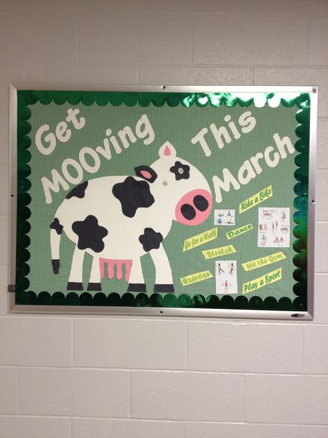 March FACS or Health bulletin board Cafeteria Bulletin Boards, Nutrition Bulletin Boards, Pe Bulletin Boards, Res Life Bulletin Boards, Resident Assistant Bulletin Boards, Nurse Bulletin Board, School Nurse Office Decorations, Health Bulletin Boards, March Bulletin Board