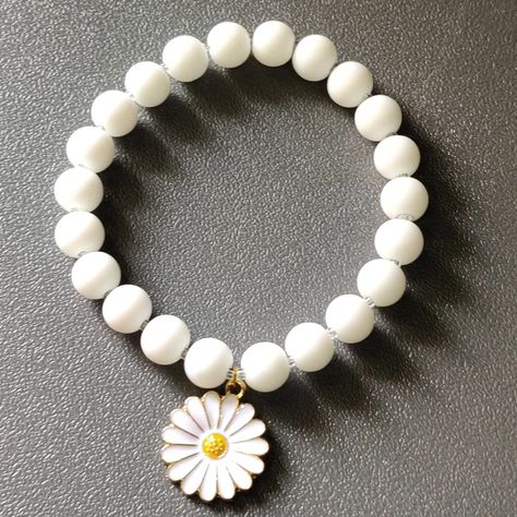 Dm/comment to order the Snow White Flower Bracelet The length will be customised according to requirement 🪄✨ Flower Bracelet, White Flower, The Snow, White Flowers, Snow White, Bracelet, Flowers, On Instagram, White