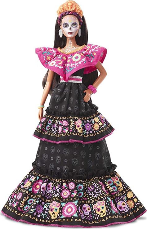 Amazon.es: Barbie Signature, color (Mattel GXL27): Juguetes y juegos Barbie Store, Barbie Signature, Mexican Dress, Series Black, Barbie Toys, Beautiful Barbie Dolls, Ken Doll, Dress Flower, Doll Stands