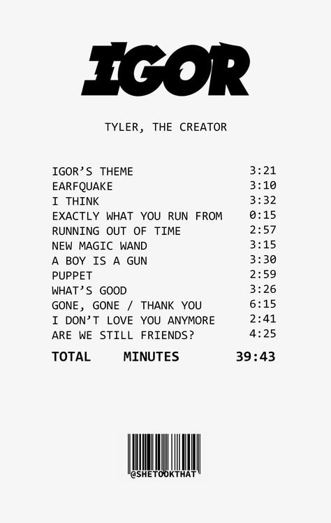 TYLER THE CREATOR IGOR Tyler The Creator Igor, Aesthetic Usernames, Tyler The Creator Wallpaper, Wall Pics, Bedroom Wall Collage, Music Poster Design, Badass Aesthetic, Dorm Posters, Love Aesthetic