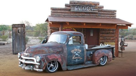 1954 Chevy Truck with Natural Patina Powered by Small-Block 1954 Chevy Truck, Classic Trucks Magazine, Wallpaper Carros, Shop Truck, Rat Rods Truck, Old Truck, Chevrolet Pickup, Truck Yeah, Chevy Pickups