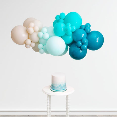 House of Balloons Aloha Blue Balloon Garland Kit, 5 Feet balloon arch, Shark Balloons, Surf theme, Ocean, Mermaid, Shark theme, Party Supplies, DIY Balloon Arch, Balloon Kit, blue, blue ombre … #ad #firstbirthday #firstbirthdayparty #firstbirthdaypartyideas #firstbirthdaypartysupplies #balloons #ombre #surf Shark Theme Party, Mermaid Shark, Blue Balloon Garland, Shark Balloon, Diy Balloon Arch, Water Birthday, Arch Balloon, Ocean Mermaid, Its A Boy Balloons