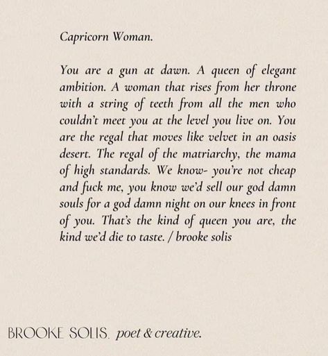 Capricorn Woman Quotes, Capricorn Women Facts, Cap Rising, Christina Core, Capricorn Truths, Capricorn Queen, Capricorn Woman, Sea Goat, Capricorn Aesthetic