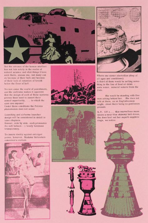 Sir Eduardo Paolozzi [no title] Eduardo Paolozzi, Art Zine, Zine Design, Print Layout, Graphic Design Typography, Graphic Poster, Art Sketchbook, Editorial Design, Graphic Design Inspiration