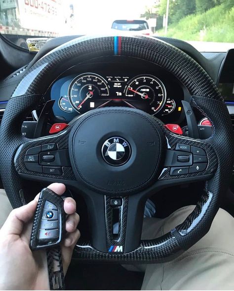 Bmw M3 Sedan, Rich Cars, Dream Cars Bmw, Bmw Engines, New Luxury Cars, Carbon Fiber Steering Wheel, Stance Cars, Bmw Love, Bmw I8